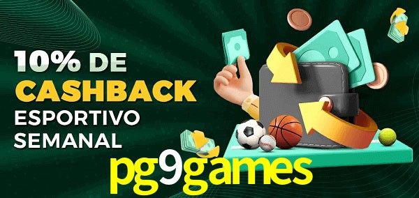 10% de bônus de cashback na pg9games